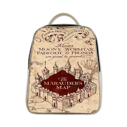 Harry Potter Marauder's map Backpack Antique White