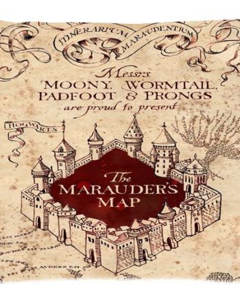 Harry Potter The Marauder's map cushion case