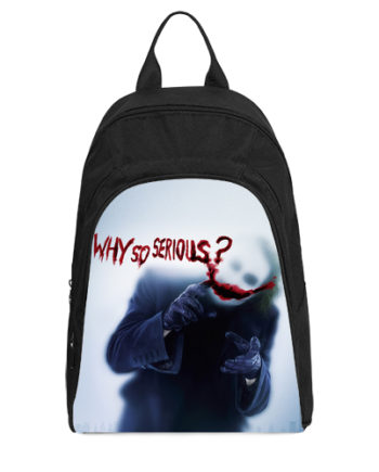Joker Batman The Dark Knight Why So Serious casual backpack