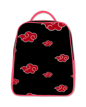 Naruto Akatsuki Clouds Backpack Deep Pink