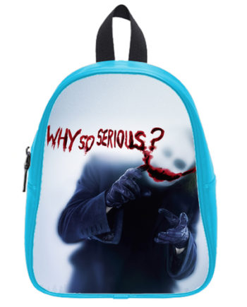 Joker Dark Knight Why So Serious school bag L SkyBlue