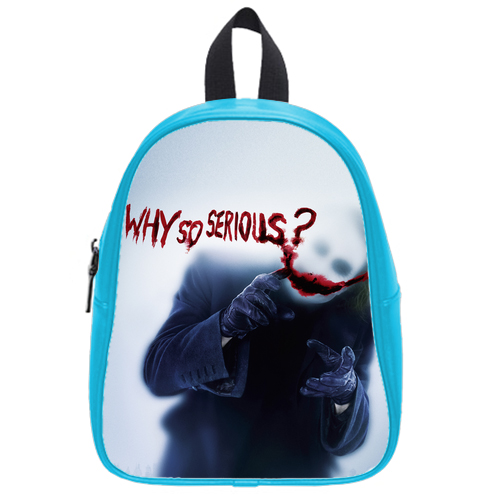 Joker Dark Knight Why So Serious school bag L SkyBlue