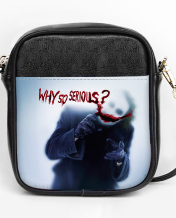 Joker Heath Ledger Why So Serious Batman Dark Knight Girls sling bag Purse