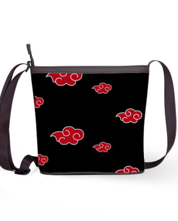 Naruto Akatsuki Clouds Shoulder Sling Bag Women Handbag