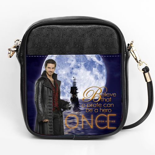 Once Upon A Time Captain Hook ABC's Tv series Girls Sling Bag Purse A