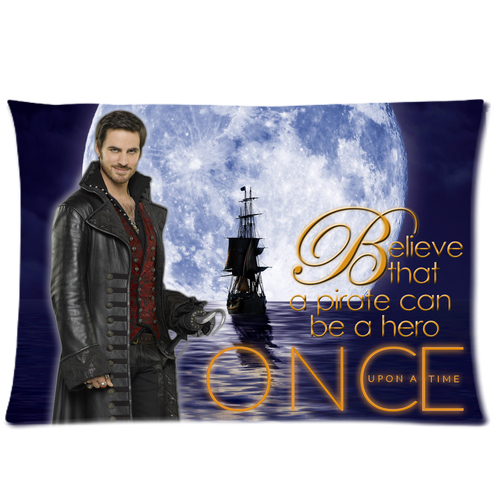 Once Upon A Time Captain Hook Pillow Case 1a