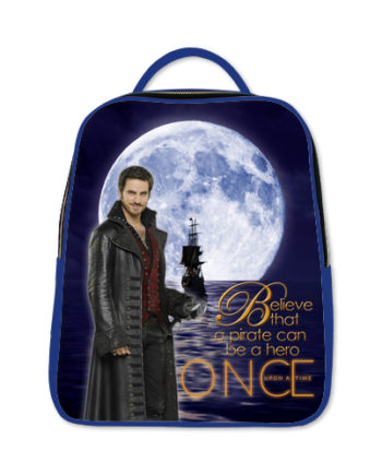 Once Upon A Time Captain Hook ABC's Tv Series Backpack A Blue